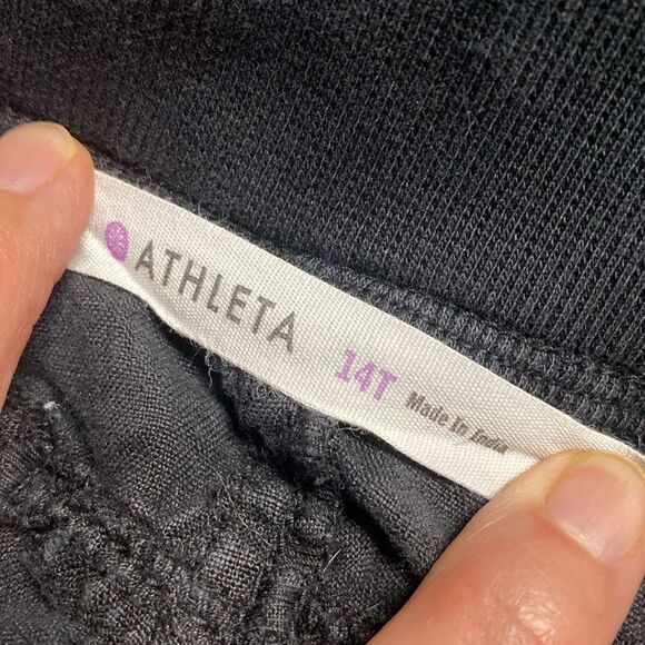 ATHLETA Black Linen Reverie Drawstring Waist Pull-On Pants - Picture 10 of 11
